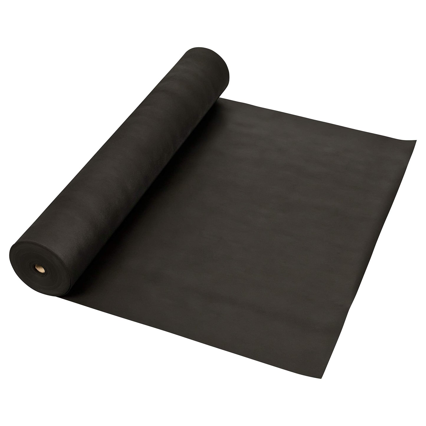 GardenMate 1m x 75m Roll non-woven weed control fabric - UV stabilised black 150gsm landscape ground cover membrane
