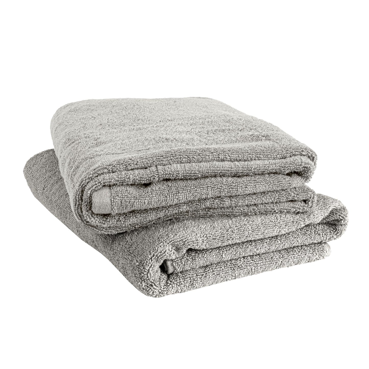 Ruggeri, Set 2 Bath Towels 70x140 cm, Cotton, Grey