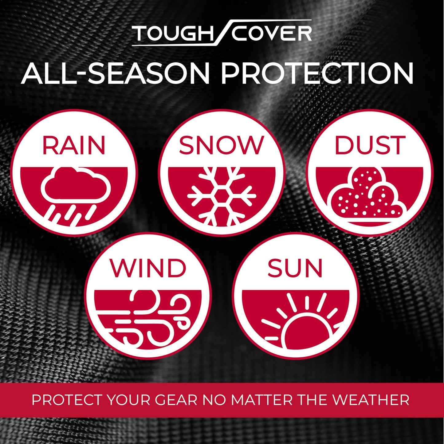 Tough Cover Premium Lawn Tractor Cover by Riding Lawn Mower Cover Made with 600D Marine Grade Fabric