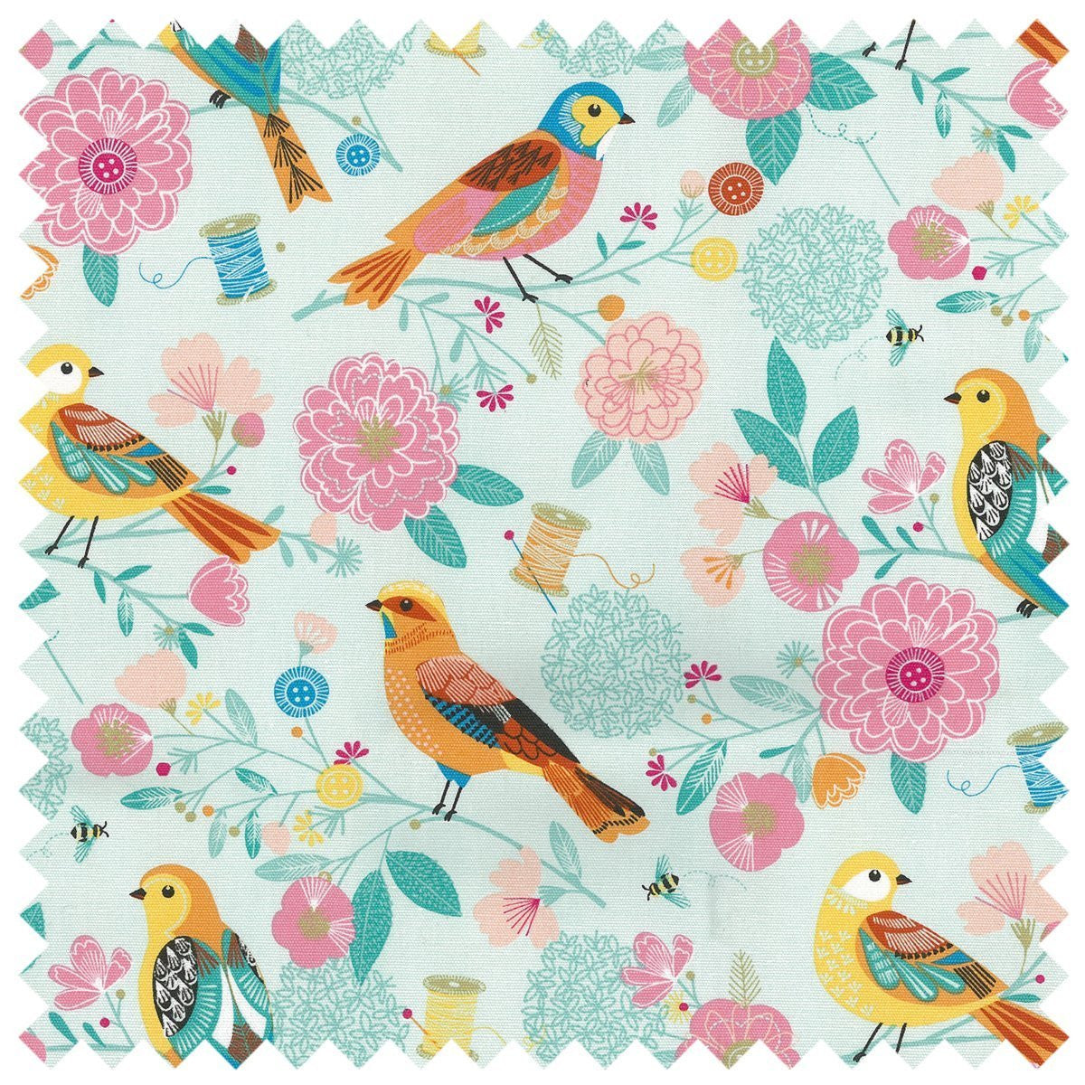 Craft Bag - Matt PVC - Birdsong | Hobby Gift MRB/275 | 12½x39x35cm