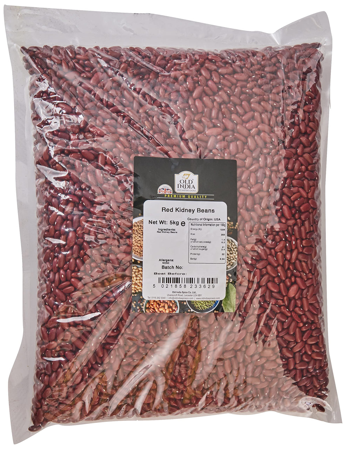 Old India Red Kidney Beans 5kg
