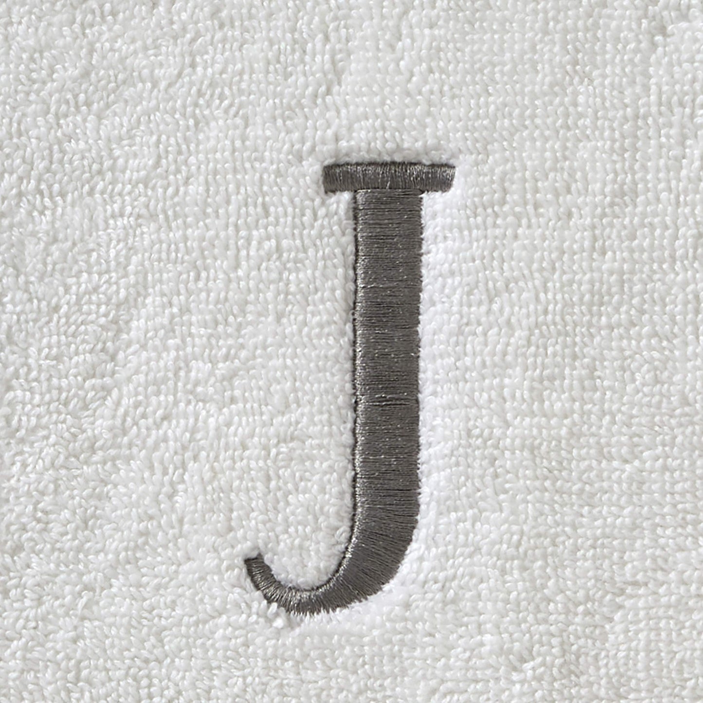 SKL Home Bath Towel, J, Cotton, White, 28x54