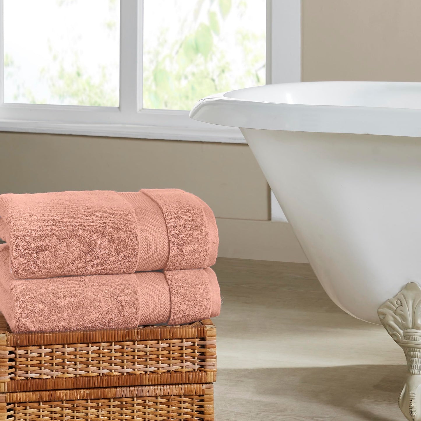 Modern Threads Luxury 6-Piece Quick-Dry Towel Set – Plush & Ultra-Absorbent for Spa-Like Experience, Clay