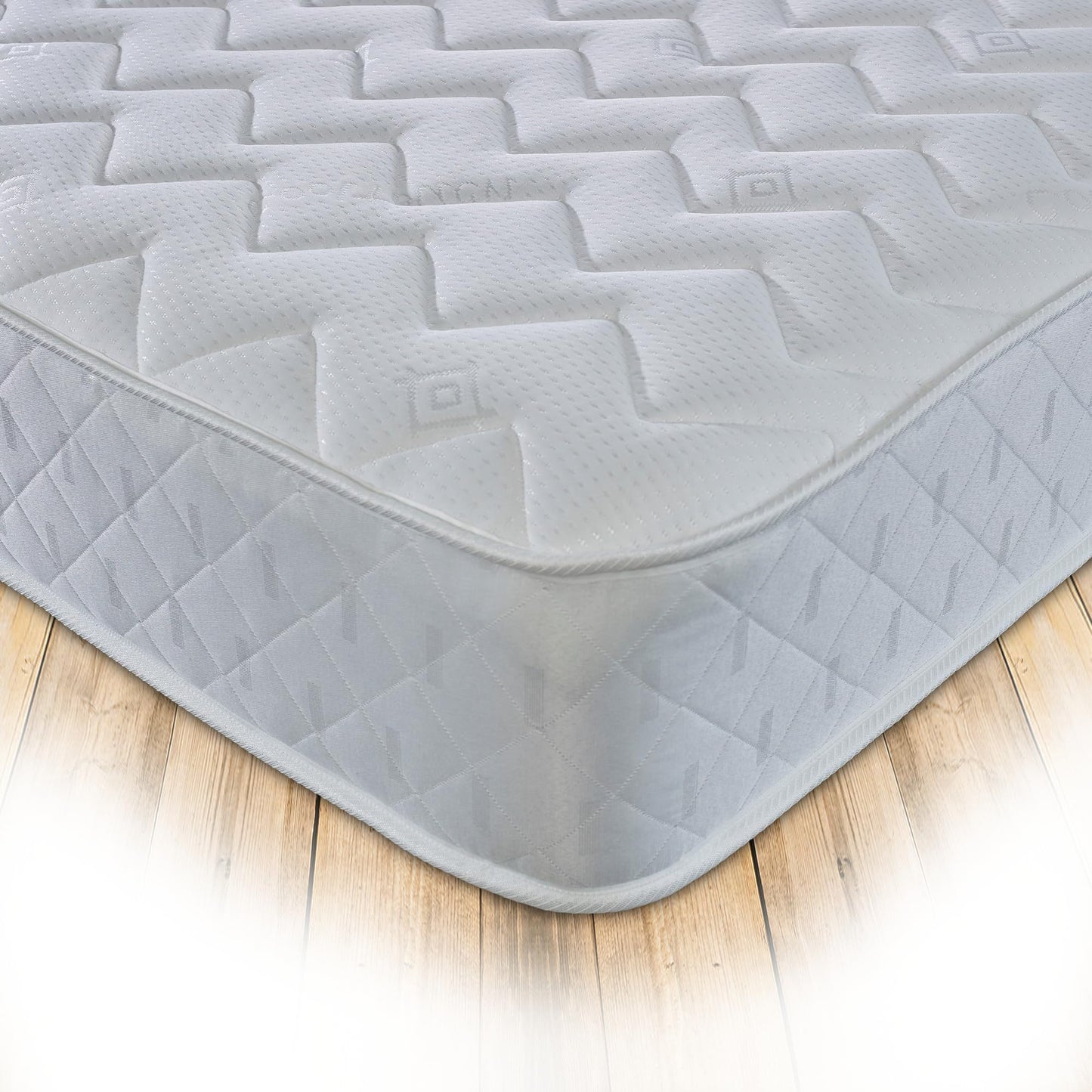 Starlight Beds Astral White Hybrid Shorty Mattress - 2ft6 x 5ft9