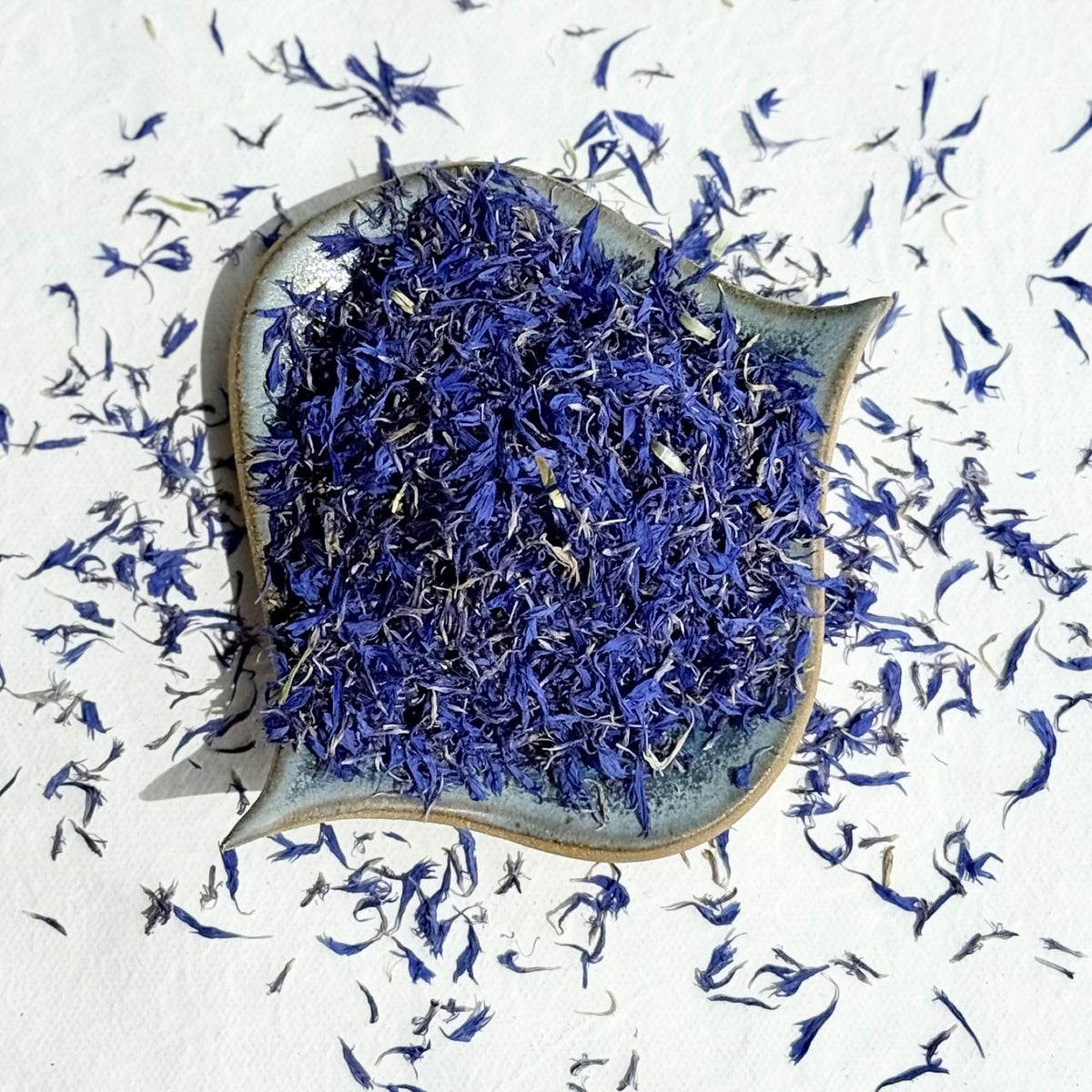 Edible Flower Petals - 25g - Natural Dried Blue Cornflower - Certified Food Grade (201)