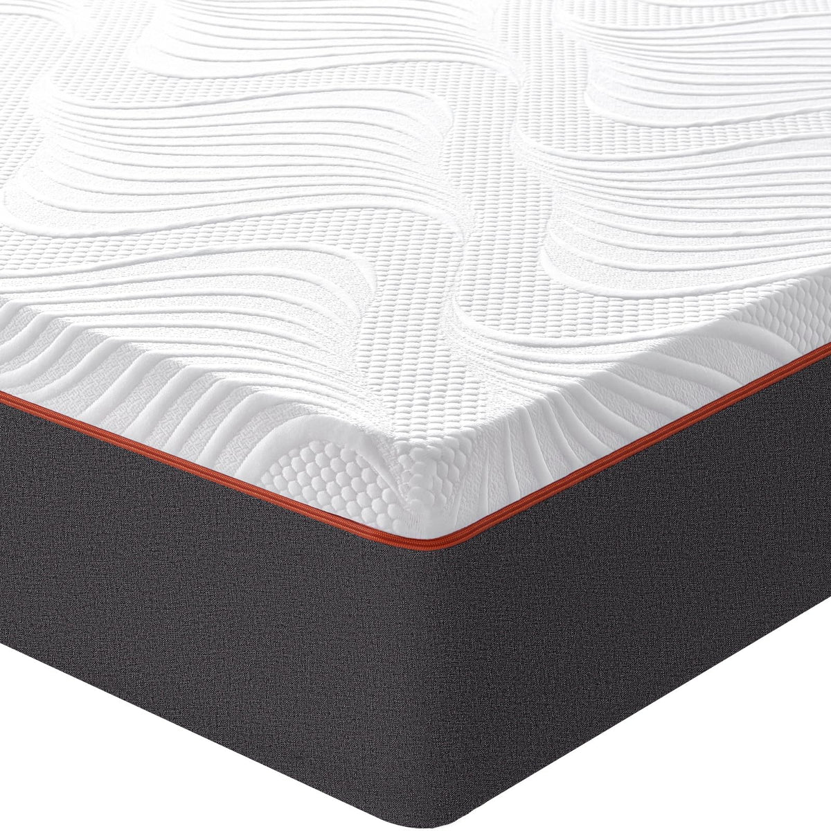 Laccard Single Mattress, 20cm Gel Memory Foam Mattress, Cooling Single Bed Mattresses for Pressure Relief, Medium Mattress with Removable Cover