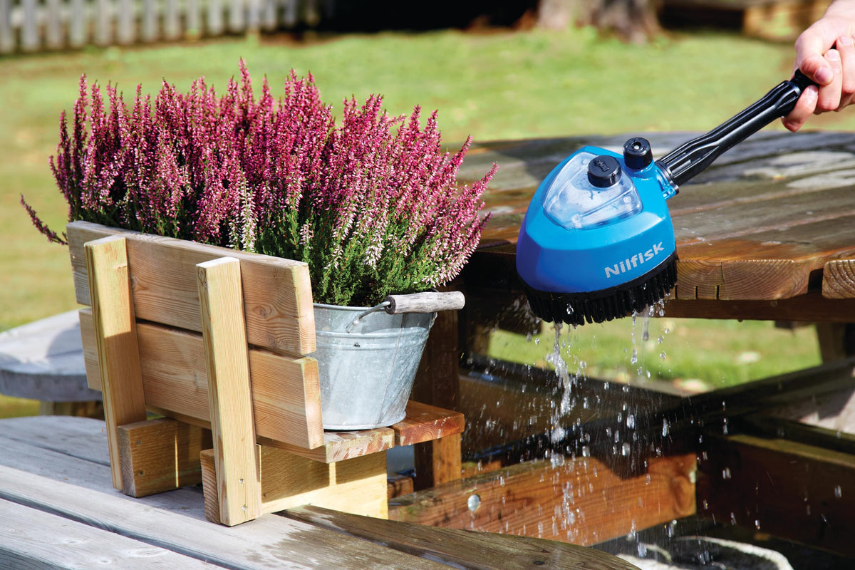 Nilfisk Multi Brush 3 in 1 Kit - Rim Brush + Car Brush + Garden Brush - Original Nilfisk Pressure Washer Accessories