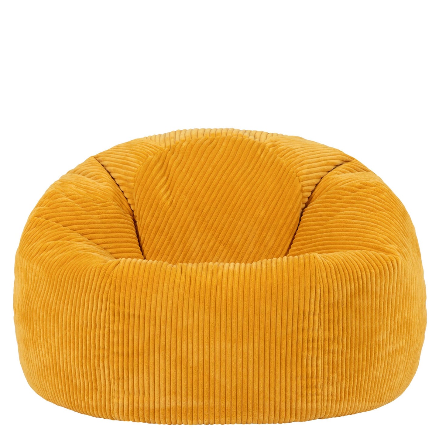 icon Kingston Cord Bean Bag with Filling Included, Set of 2, Yellow