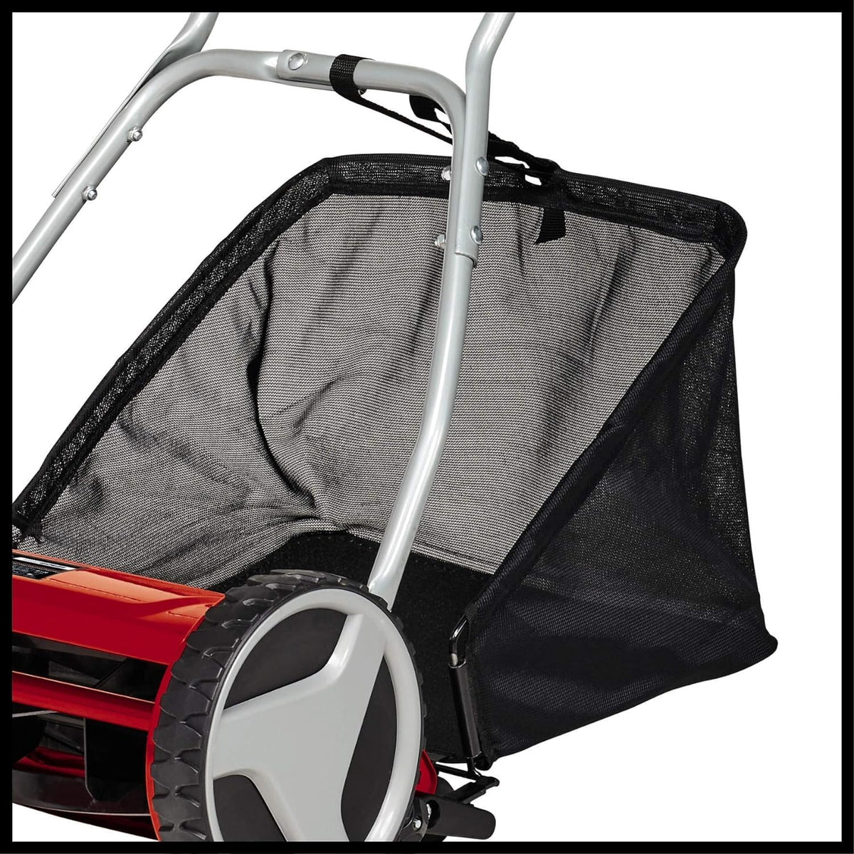 Einhell GC-HM 400 Hand Push Lawnmower -- Manual Lawn-Mower With 40cm Cutting Width, 27L Grass Box, 4 Cutting Height Levels -- Walk-Behind Lawn Mower