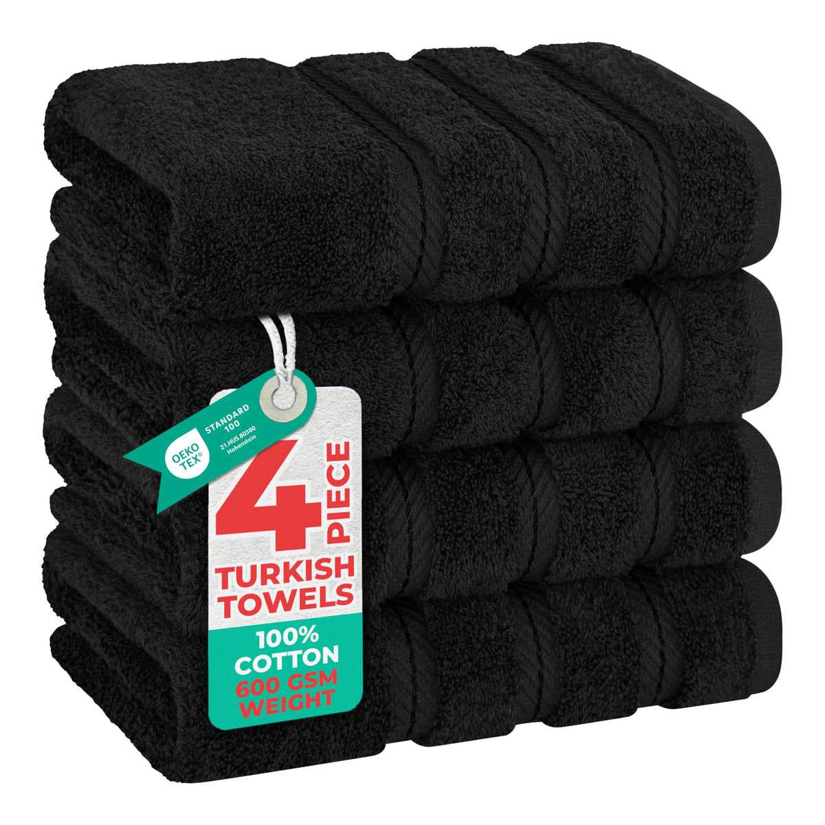 American Soft Linen Turkish Cotton Bath Towel Sets in 15 Colors Options & Styles, Maximum Softness & Absorbency