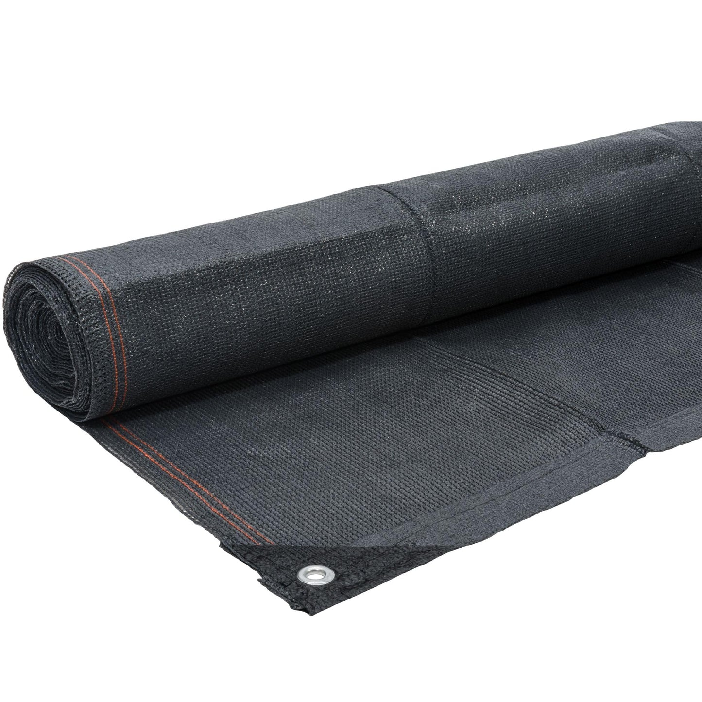 WerkaPro 10838 - Anthracite Gray Reinforced View Screen - 220g / m? - Roll of 1.2 m x 10 m - In Braided Polyethylene