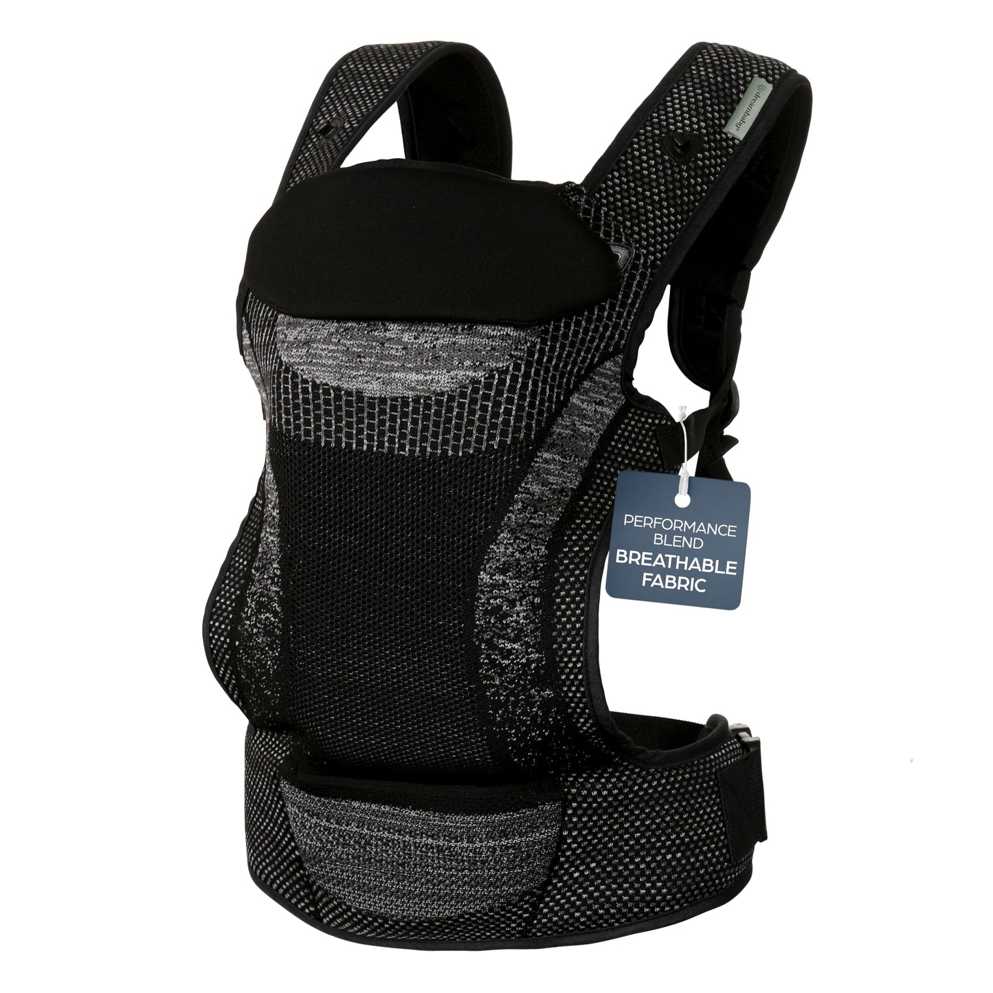 Dreambaby Inspire 3-Position Baby Carrier Newborn to Toddler, 8-33lb Front & Backpack Style Infant Carrier, Breathable Knit Fabric, Comfortable Head