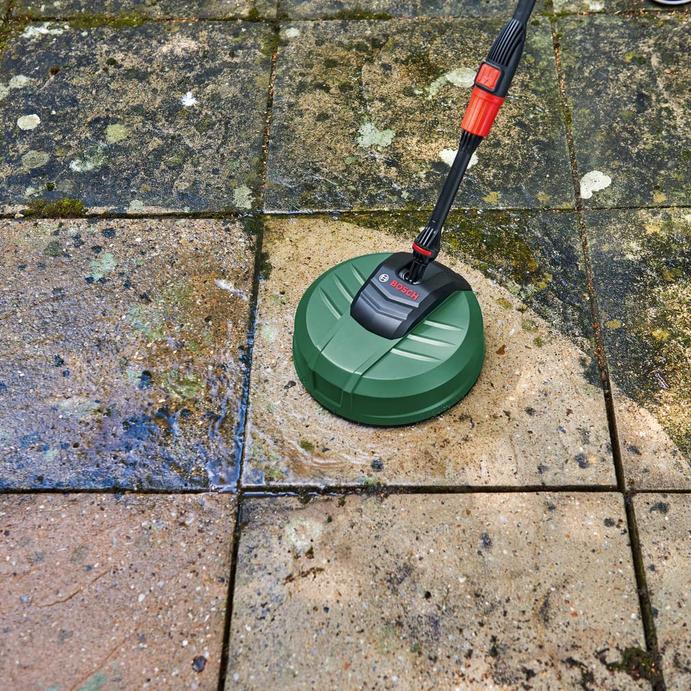 Bosch Aquasurf 250 patio cleaner attachment (accessories for Bosch high-pressure cleaner) green