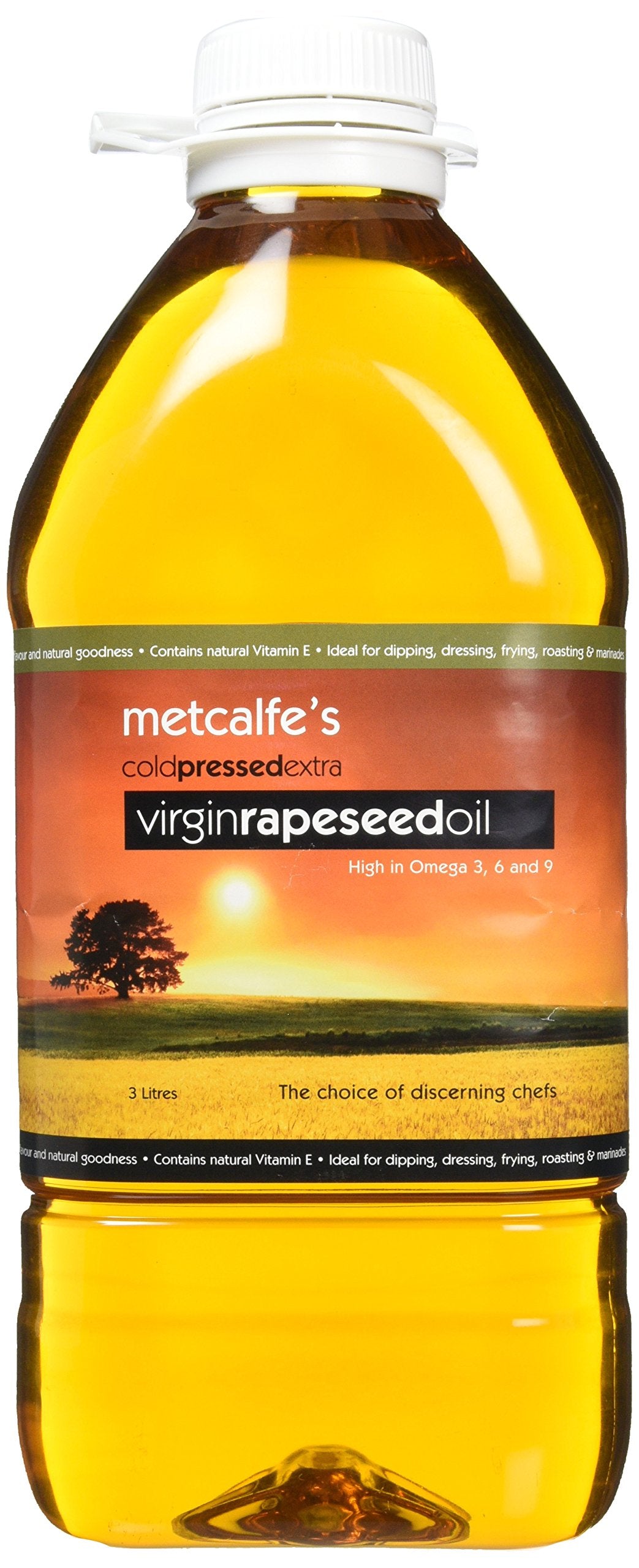 Oil of Aldborough Extra Virgin Cold Pressed Rapeseed Oil 3 Litre