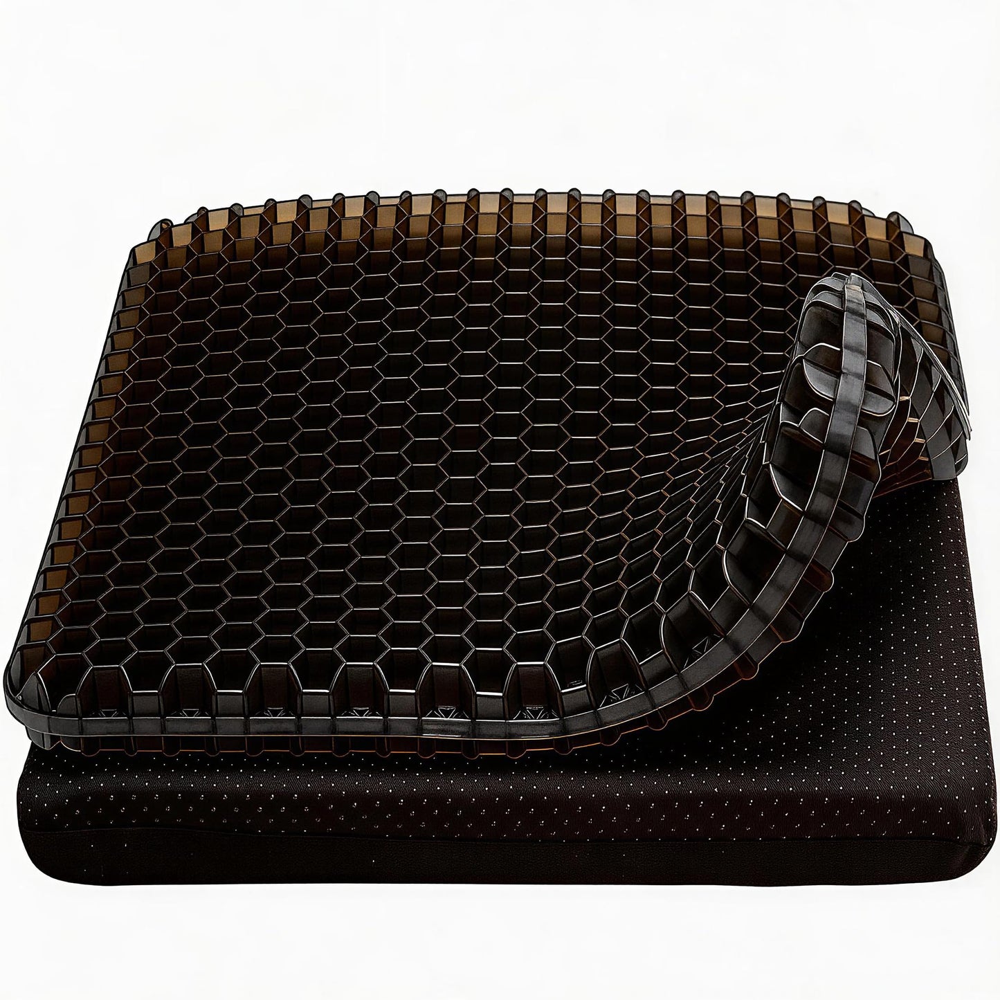 Croerw Large Extra Thick Gel Seat Cushion – Cooling Honeycomb Gel Pad for Sitting Comfort & Pressure Distribution, Support for Office Chair, Car