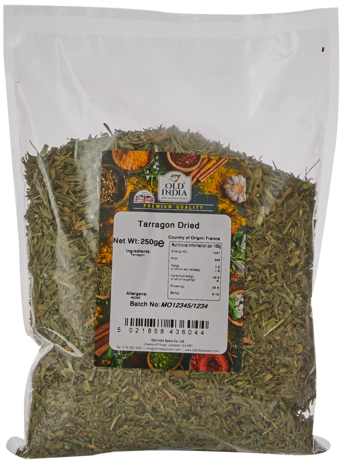 Old India Tarragon Dried 250g