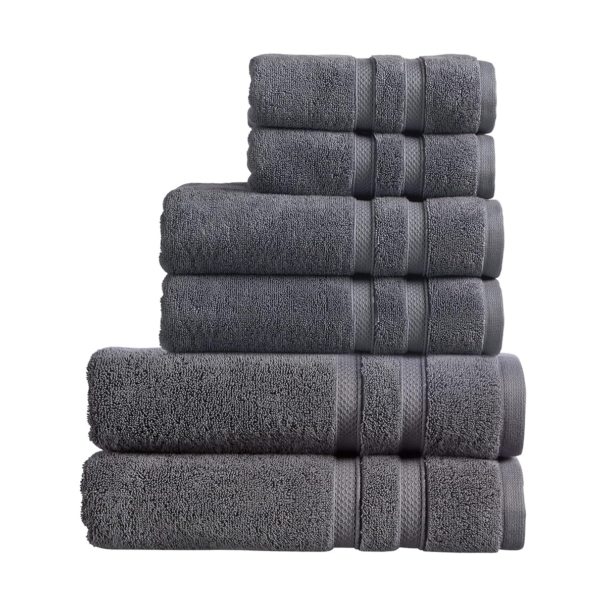 Christy Chroma Family Towel Set | Set of 6 | 2 Hand 2 Bath 2 Bath Sheets | Highly Absorbent Heavyweight 675GSM | Bold and Bright