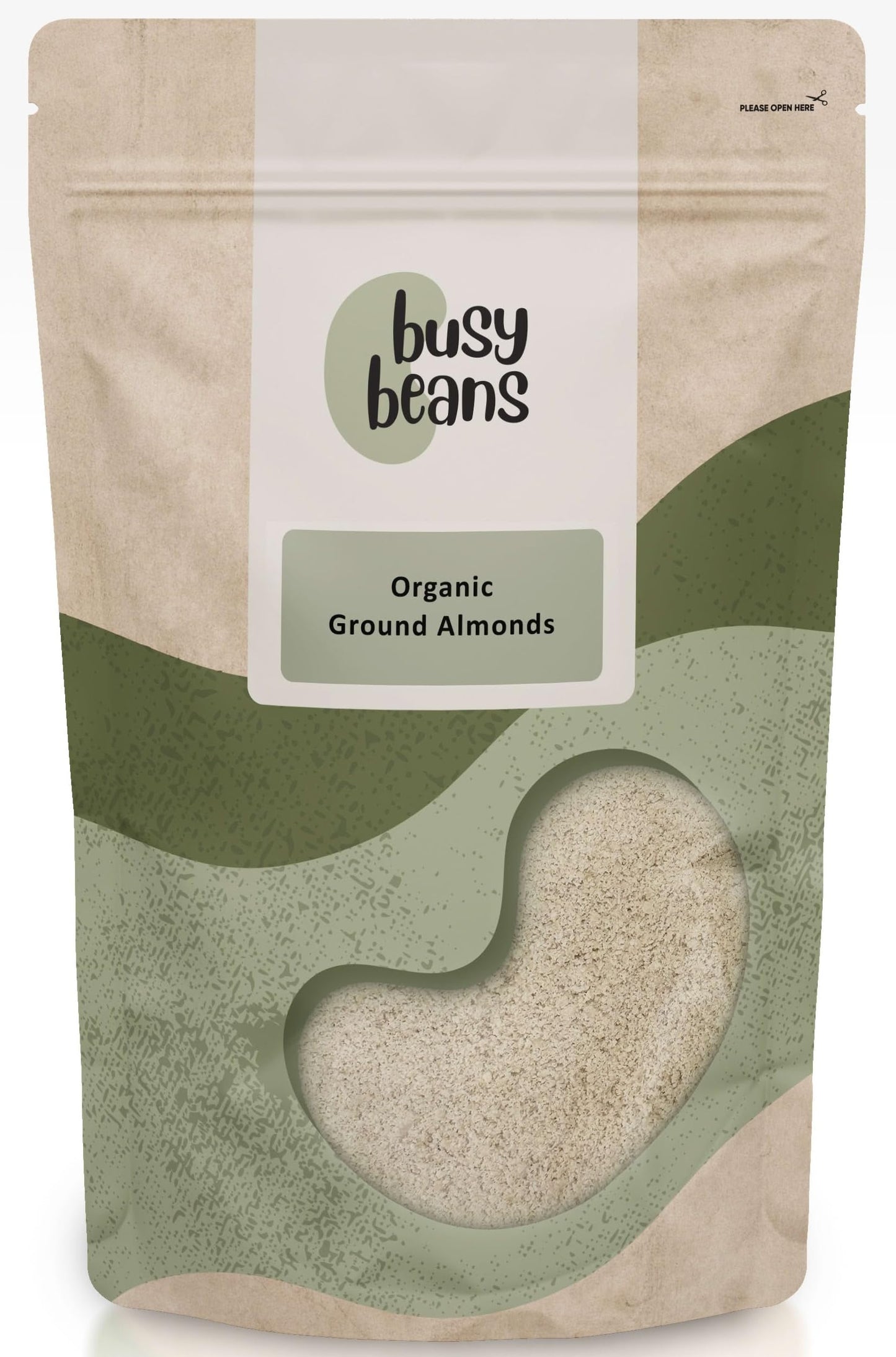 Organic Ground Almond - Certified Organic - by Busy Beans Organic (500g)