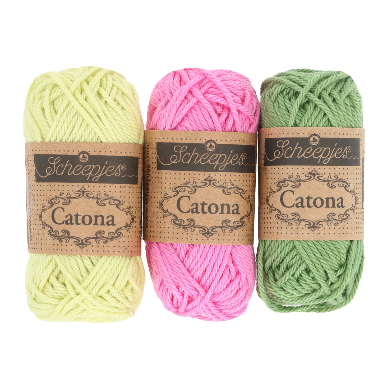 Scheepjes - Scheepjes Catona Colour Pack - 109 x 10 Grams (1 Box)