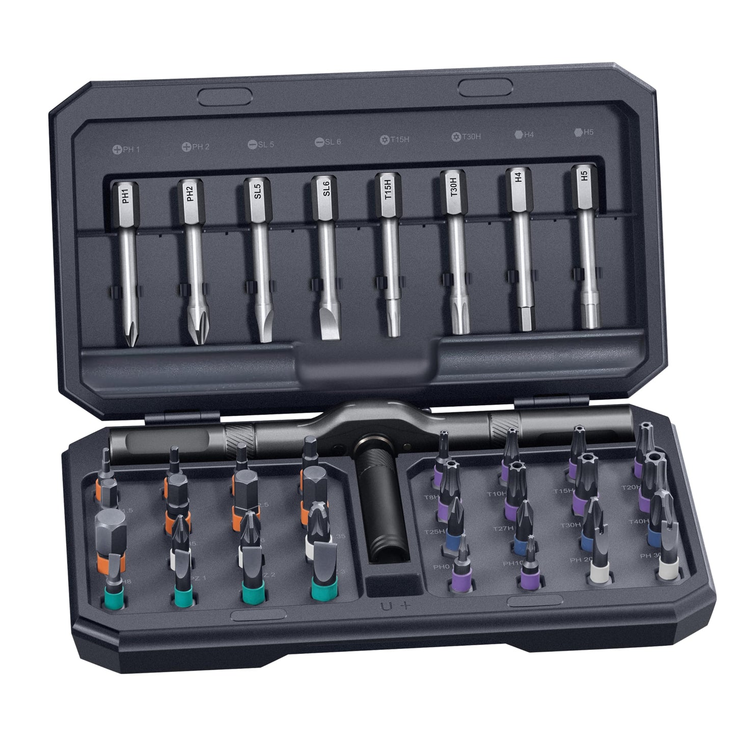 42 in 1 Magnetic Screwdriver, Screwdriver Set, Multi Bit Ratcheting Screw Driver Set with Storage Case Repair Tool Kit for Computer, Eyeglass,