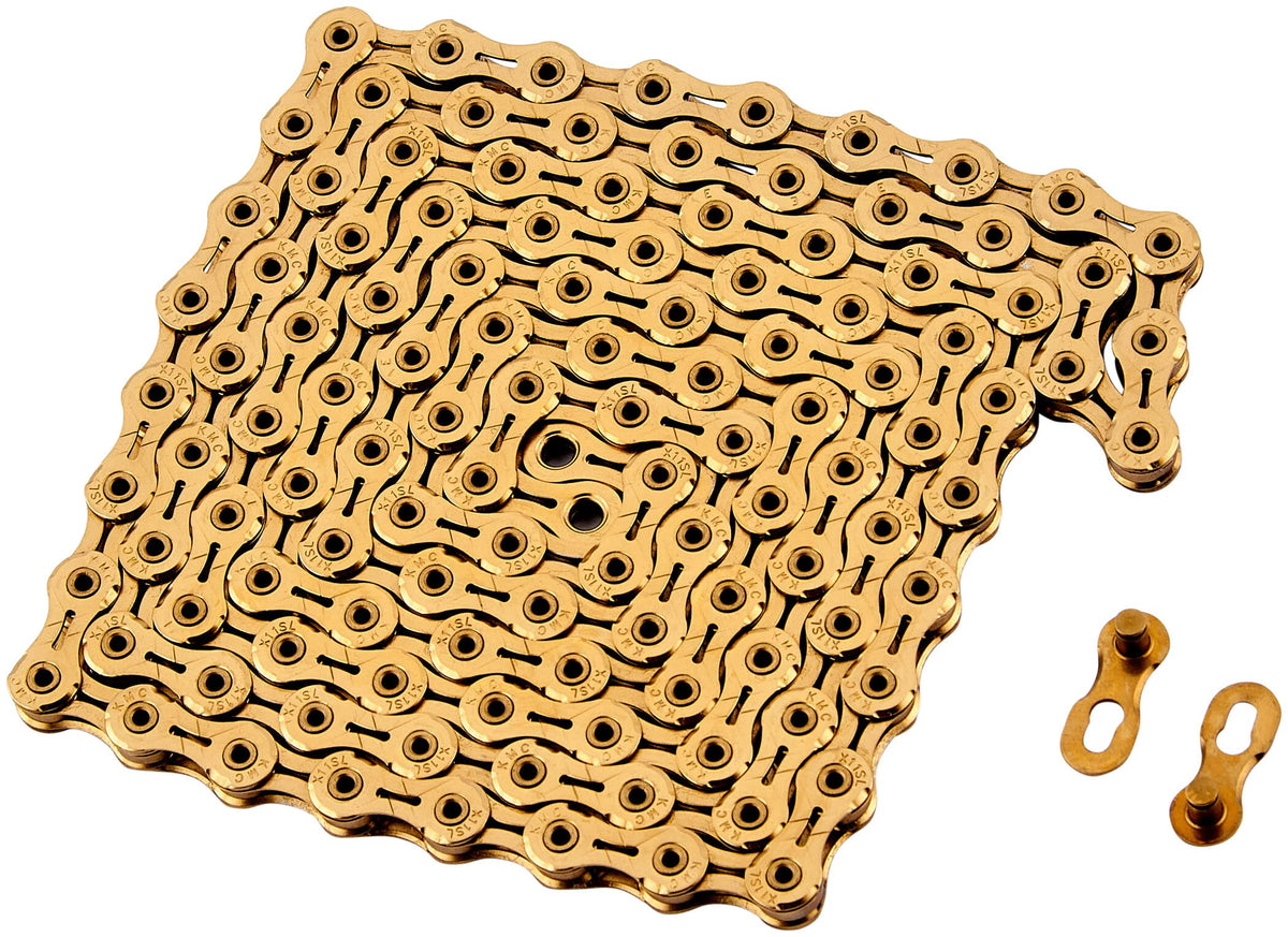 KMC X11SL 11 Speed Chain, Ti-Ni Gold, 118 Link