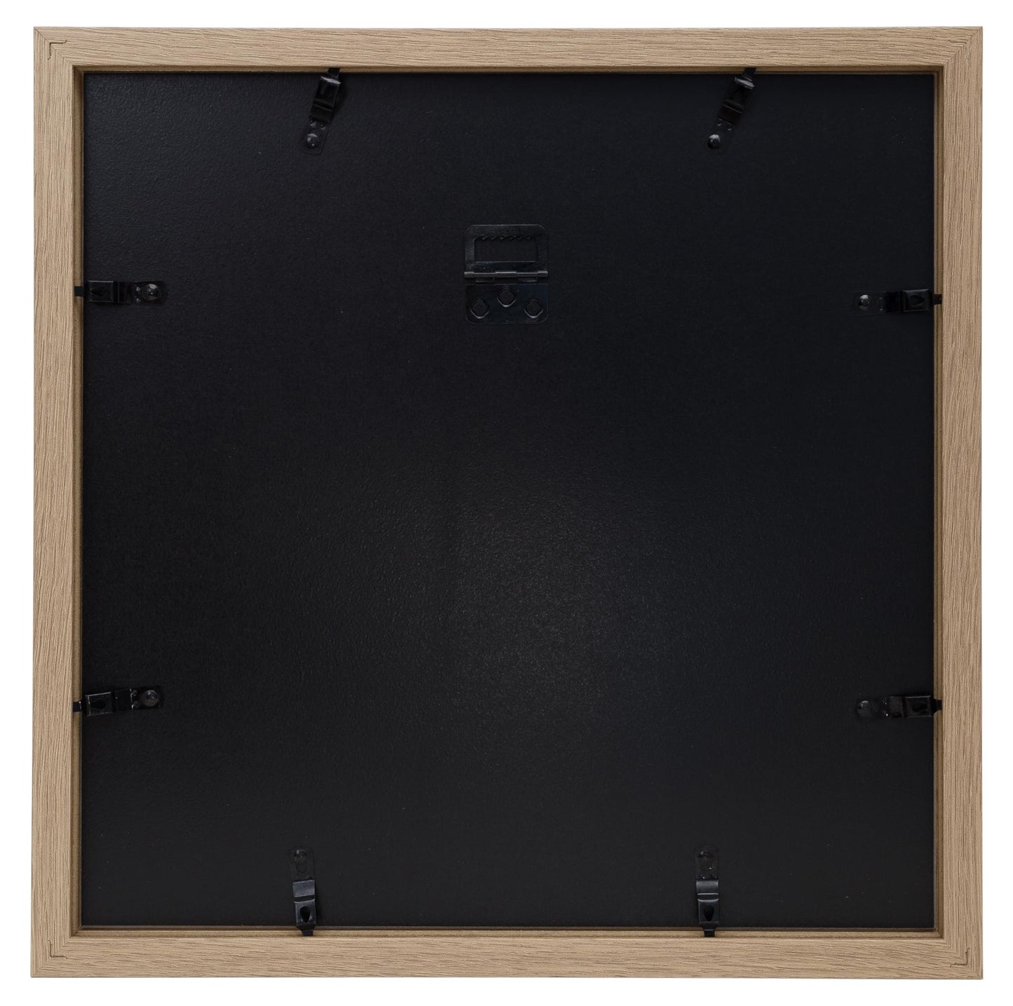 Hampton Frames | LP Album Display Frame SORLPNGX-1PK | 31.5x31.5cm, Oak Effect, MDF, Acrylic Front | Wall Mount, Drop-In Back, Hanging Loops