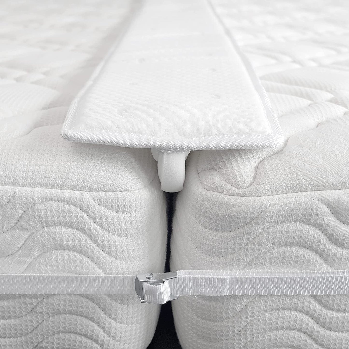 FeelAtHome 10 Inch Wide Bed Bridge Twin to King Converter Kit - Twin Bed Connector King Maker - Bed Gap Filler to Make Twin Beds Into King - Mattress