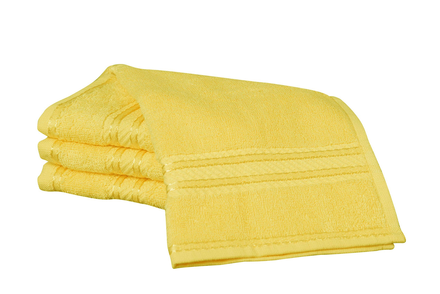 Bentley Priory Linens Supreme Face Flannels for Bathroom 500GSM Super Soft Egyptian Cotton Pack of 4 Absorbent and Quick Dry Face Cloth Flannel