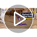 SEVENMAX Spray Mops for Cleaning Floors - Microfibre Floor Mop with 3PCS Washable Pads 550ML Refillable Bottle Kitchen Dust Dry Wet Mop for Cleaning Hardwood Laminate Wood Ceramic Tiles