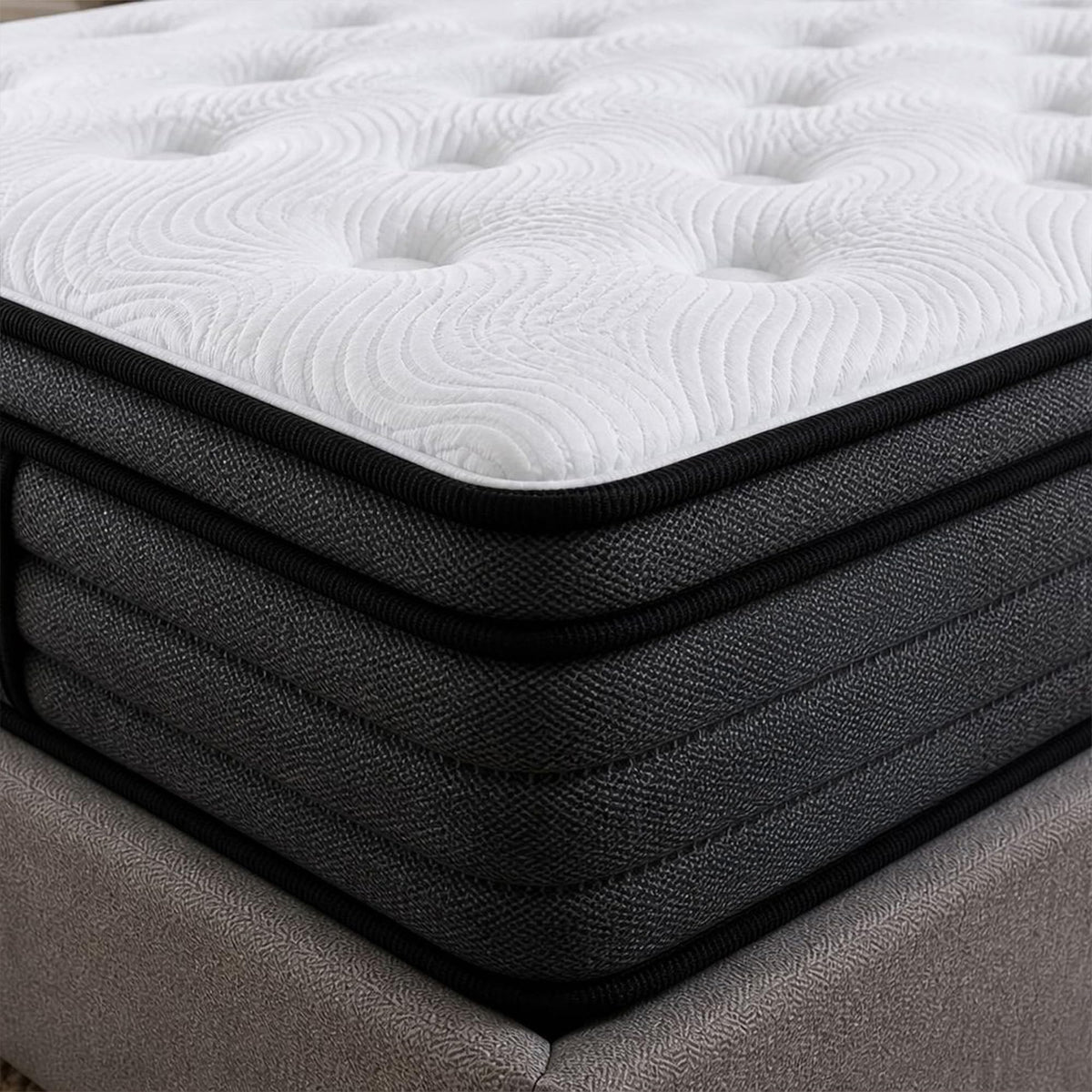 SANA SLEEP 4FT6 Double Mattress,9 Zone Orthopedic Double Mattress, Comfortable Home Pocket Spring Mattress