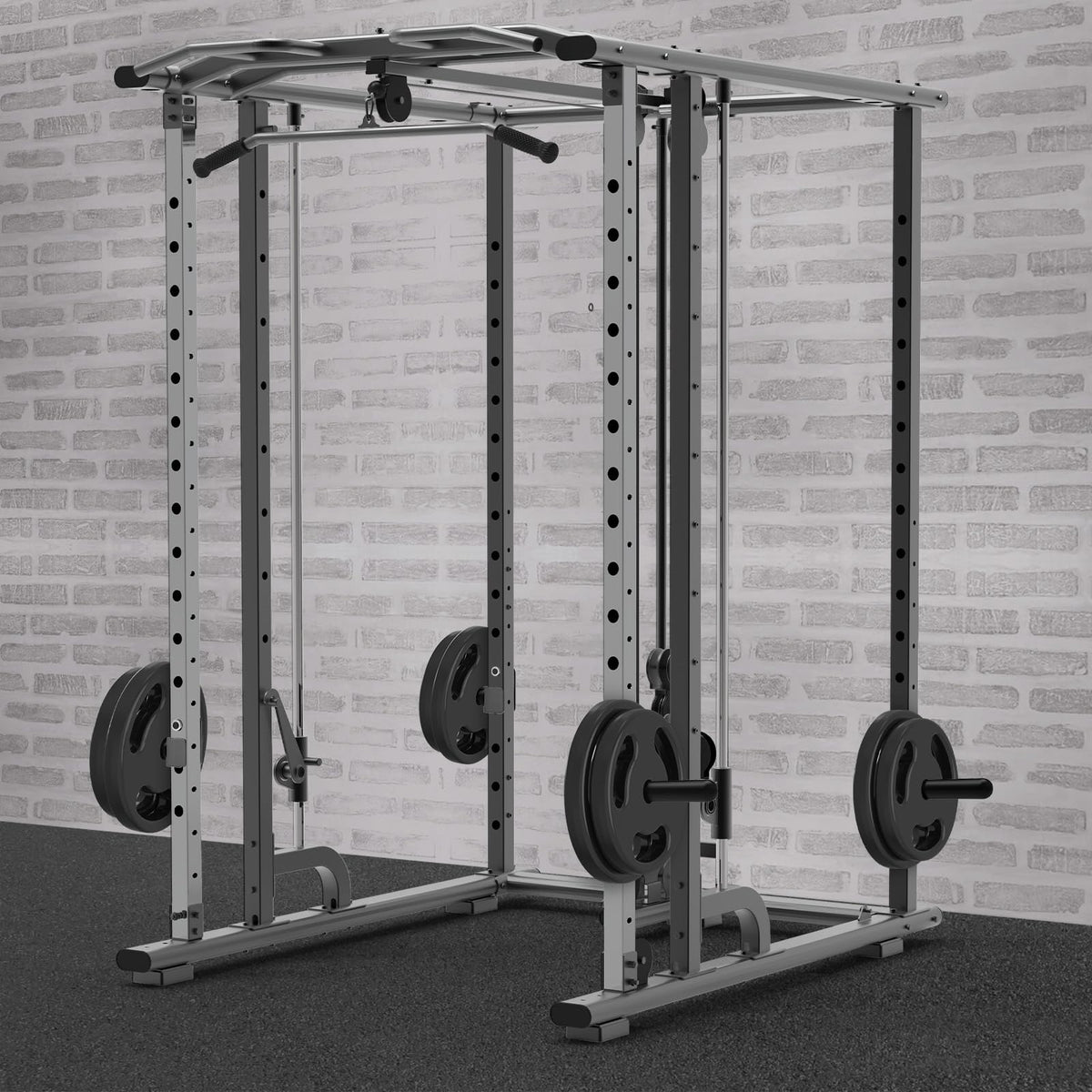 Kipika 3x3 Olympic Weight Plate Holder - Heavy-Duty Steel, Fits 2" Plates on 3x3 Racks with 1" or 5/8" Holes - 300 lbs Capacity Each - Set of 2