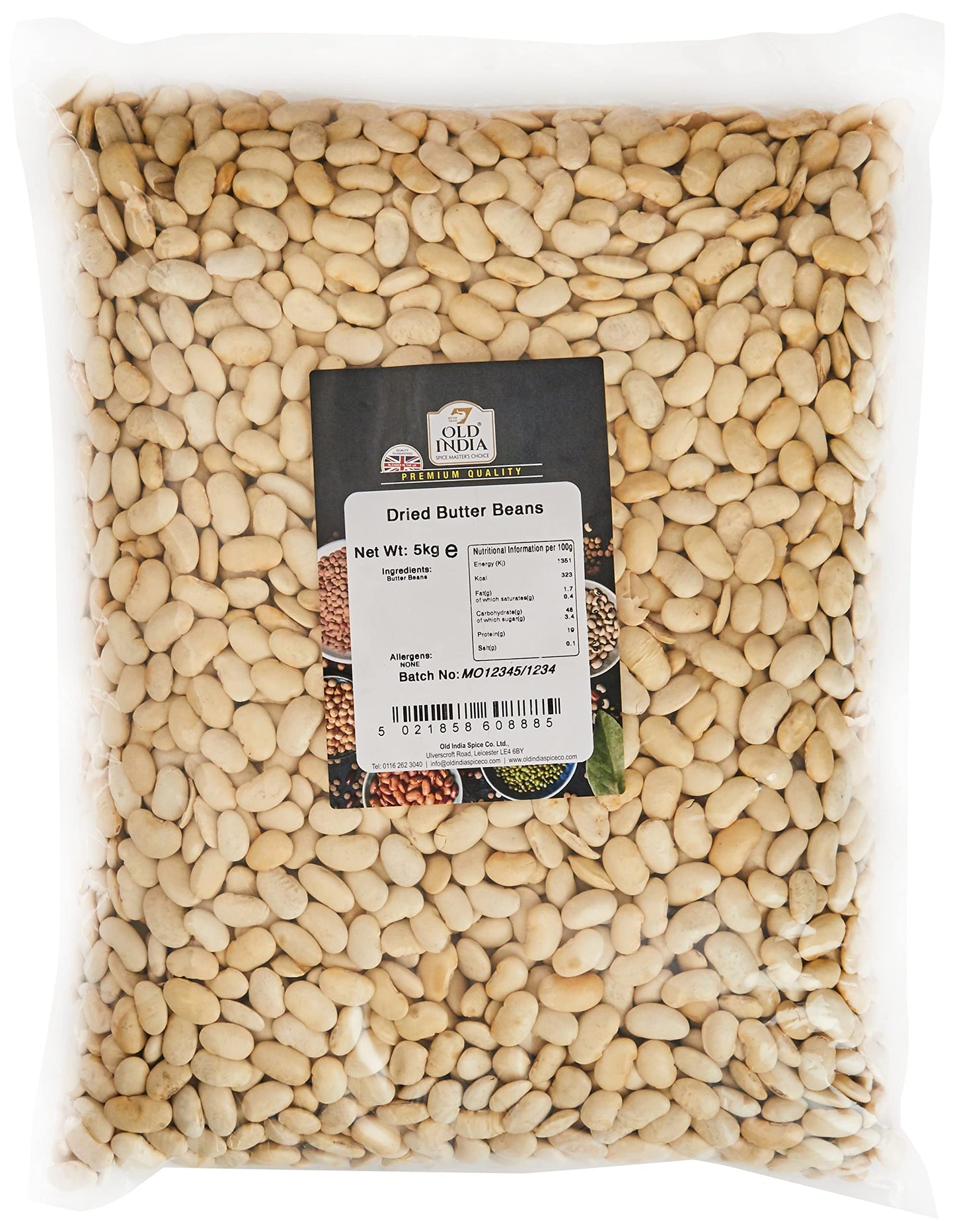 Old India Dried Butter Beans 5kg