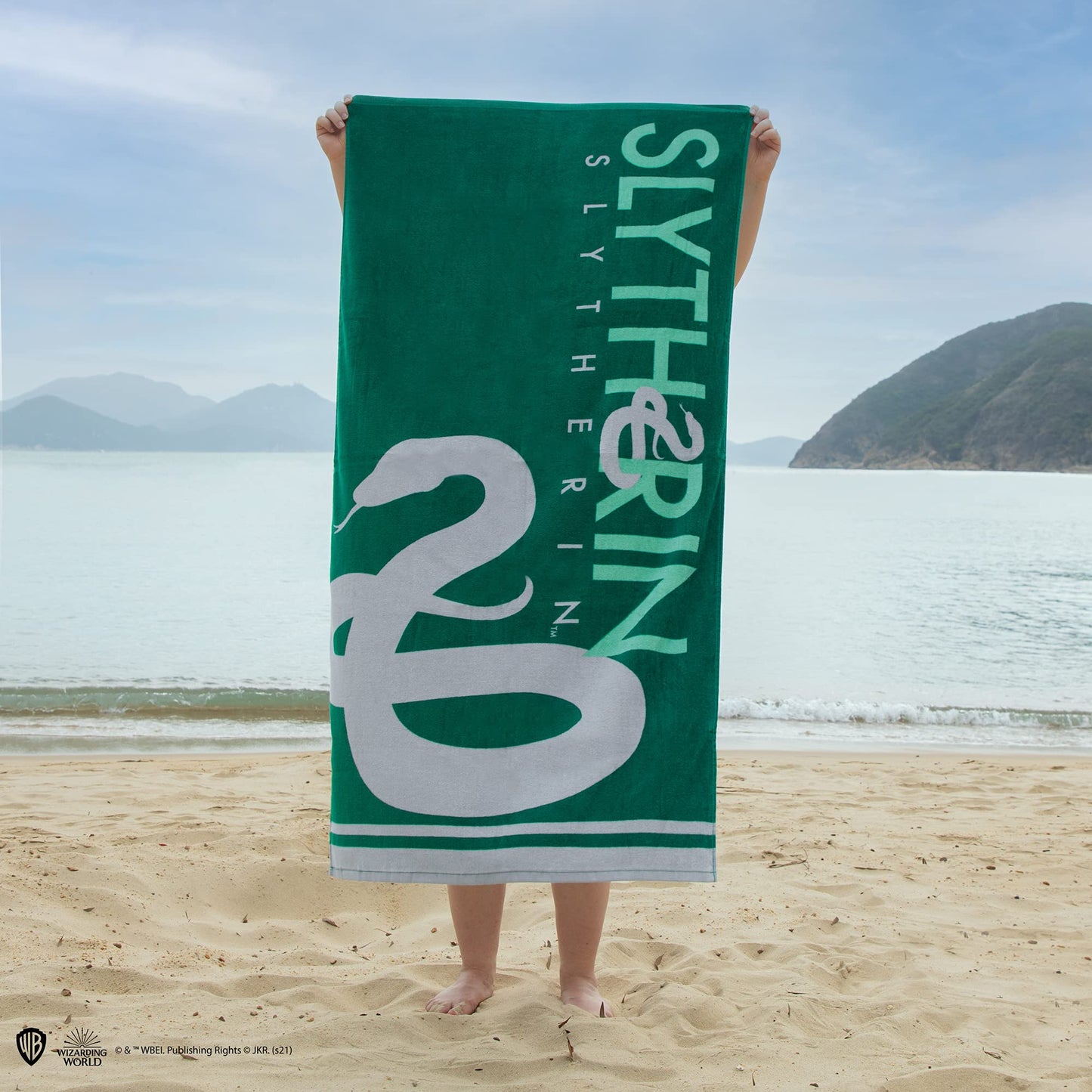 Cinereplicas Harry Potter - Beach Towel Slytherin - Official License