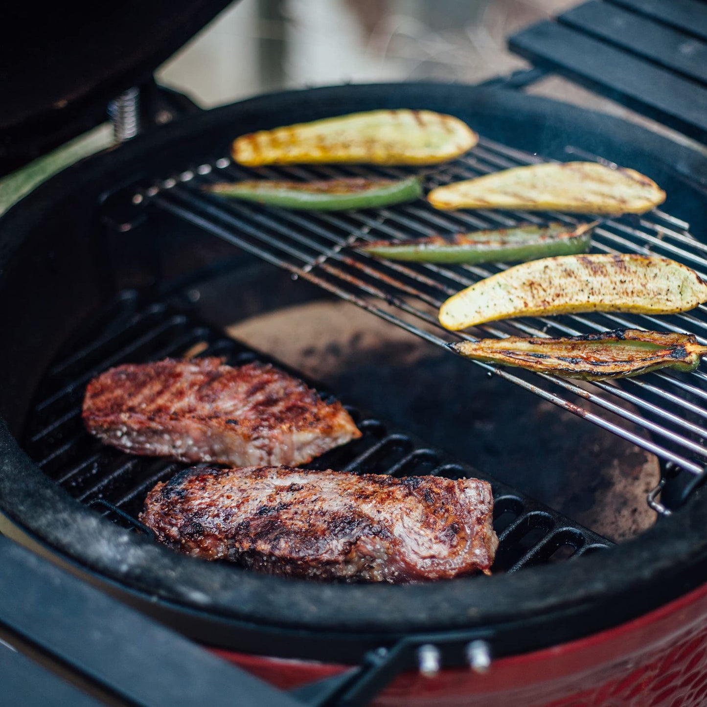 Kamado Joe KJ-HCG Classic Joe Half Moon Cooking Grate, Steel, 1