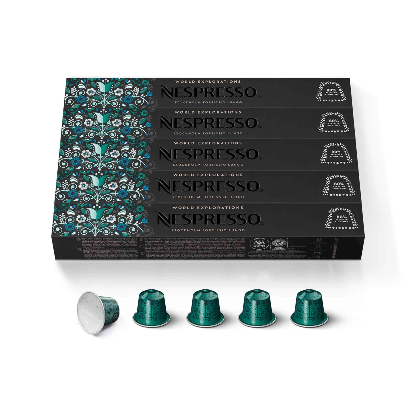 50 Fortissio Lungo Nespresso Capsules Espresso