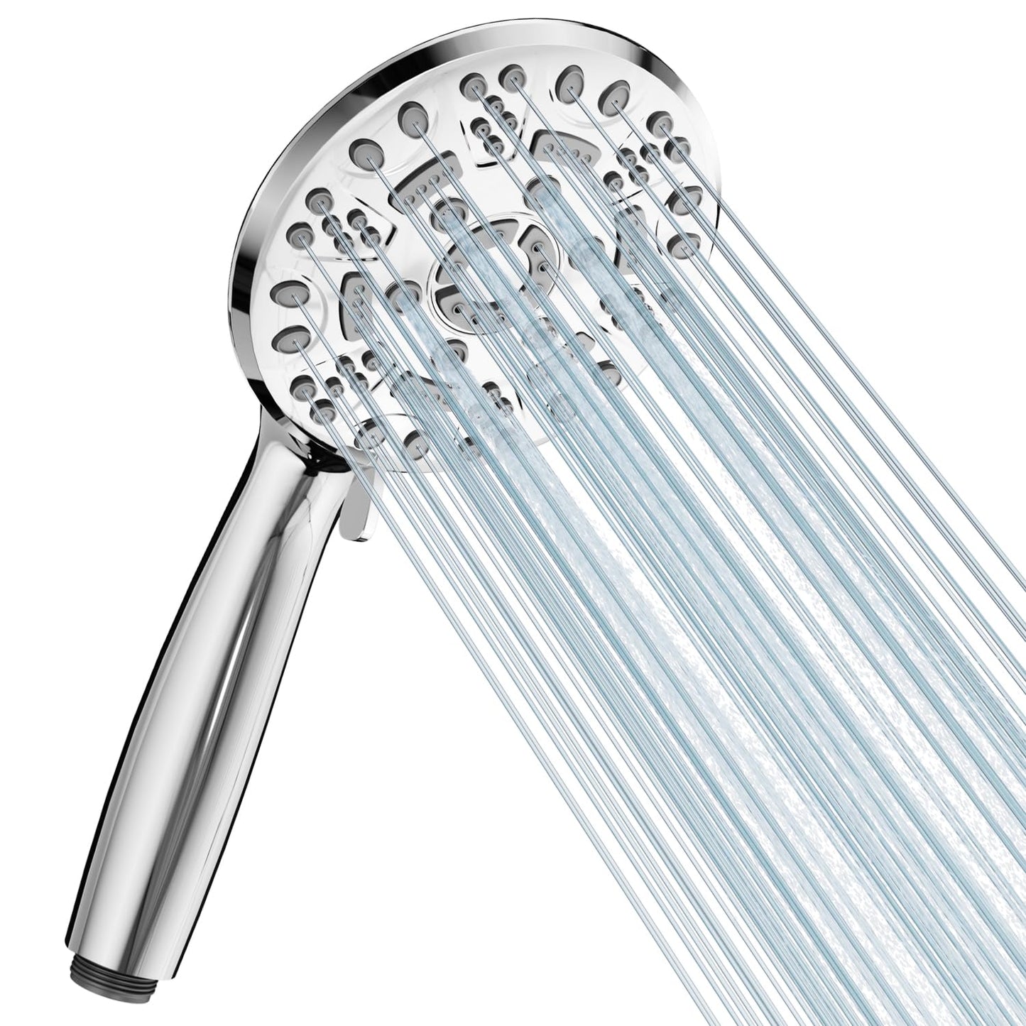 Cobbe Shower Head, High Pressure Shower Head with 8 Spray Modes, Universal Bathroom Water Saving Shower Heads, Large Powerful Flow Rain Showerhead for