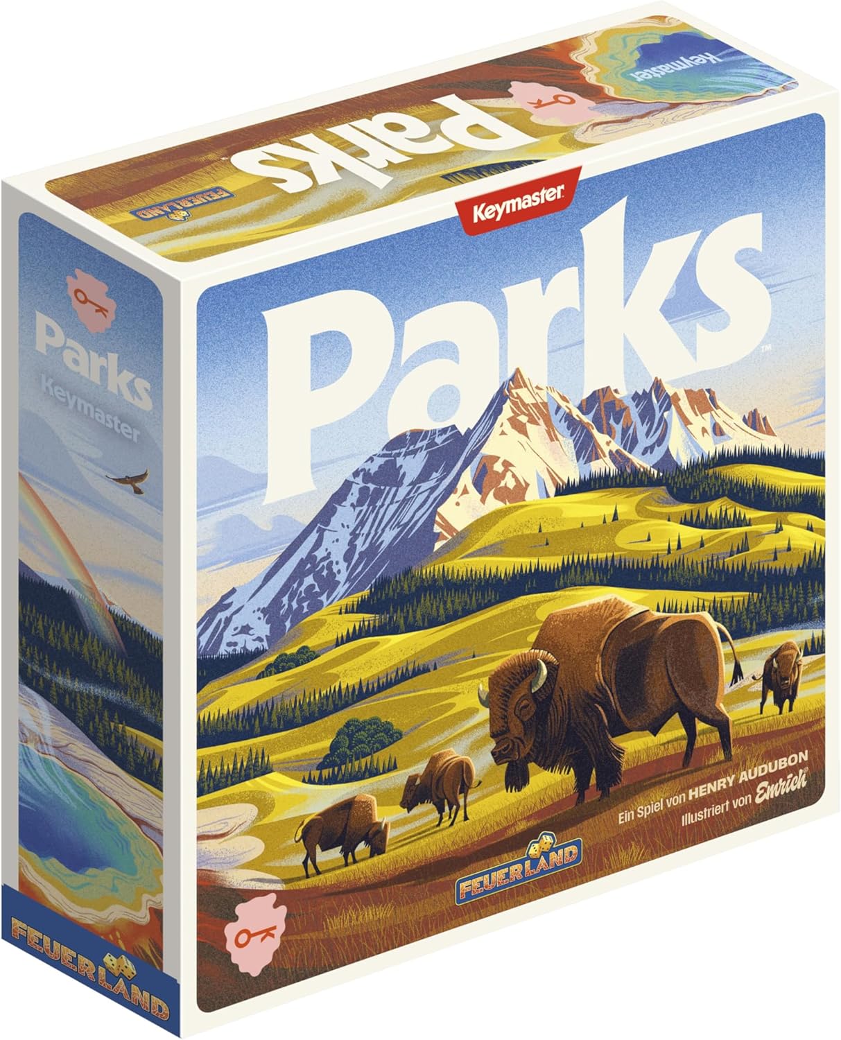 Parks (2nd Edition), GERMAN VERSION, Used-very good, open, scruffy box