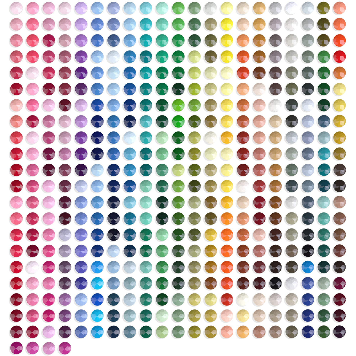 ARTDOT 445 Colours DMC Diamond Beads for 5D Diamond Art Accessories, 89000 Pieces Round Beads Replacement Missing Drills Sparkle Rhinestones for