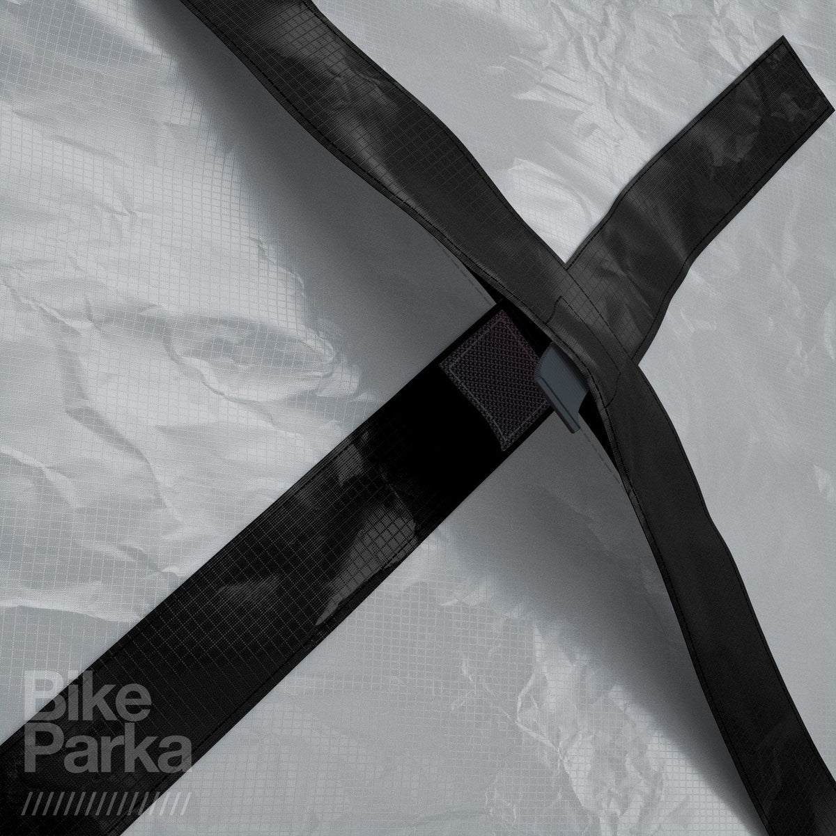 BikeParka URBAN Waterproof Bicycle Cover - PAVEMENT Grey