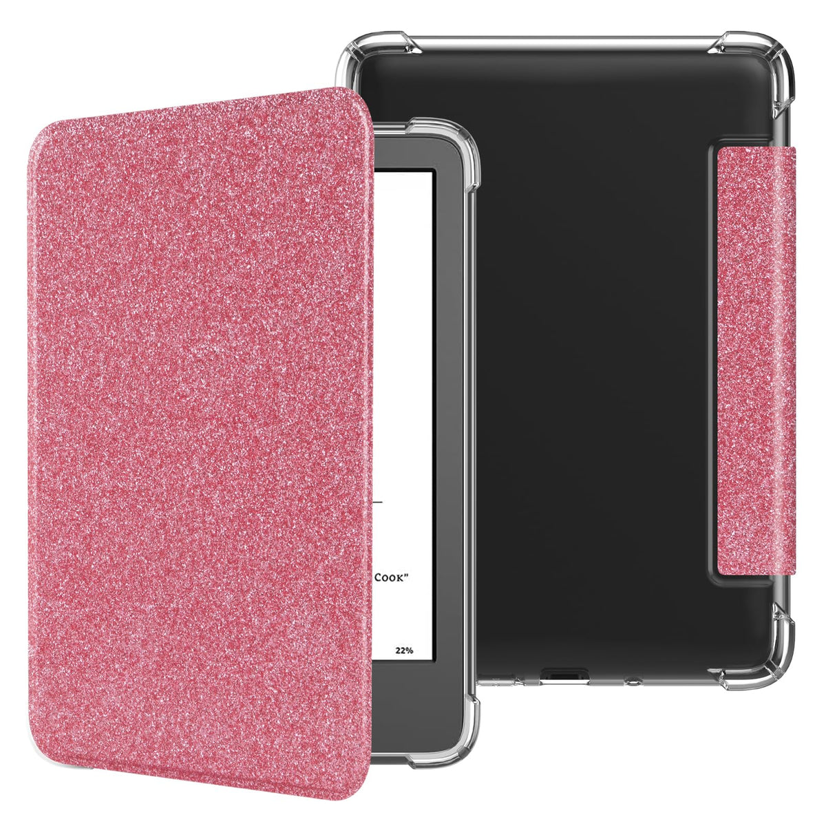 HGWALP Case for 6" Kindle (11th Generation-2024/2022 Release), Ultra Clear Soft Flexible Transparent TPU Back Cover Light Shell with Auto Wake/Sleep