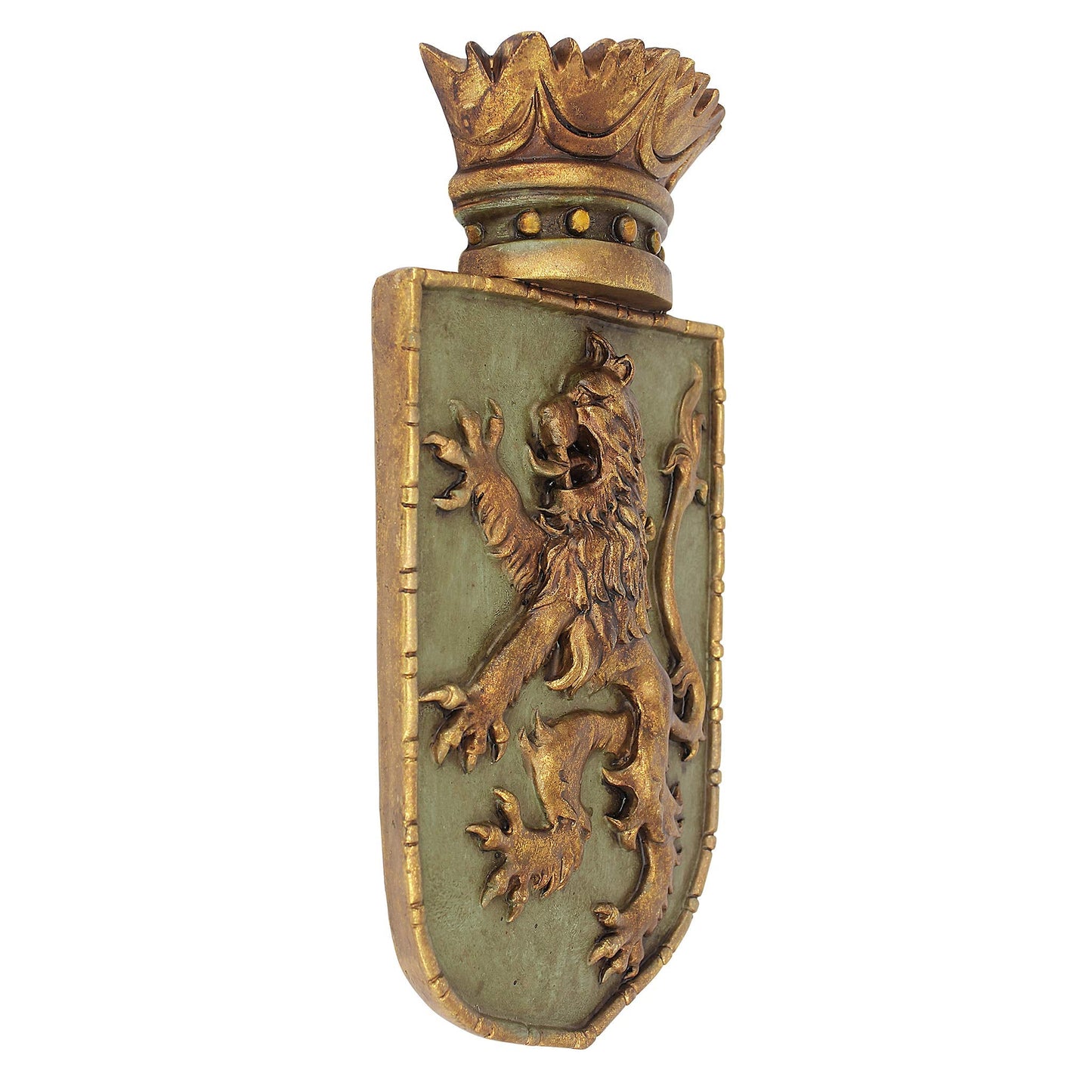Design Toscano EU1040 Medieval Rampant Lion Shield Wall Sculpture