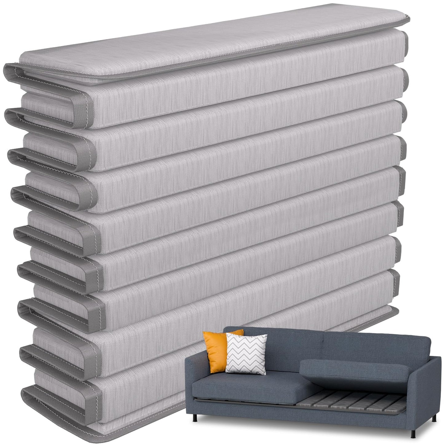 VERONLY Heavy Duty Couch Cushion Support Board to Fix Sagging Sofas- (60x205CM) Sofa, Thick Boards Add Strong Seat Supports, Stays in Place