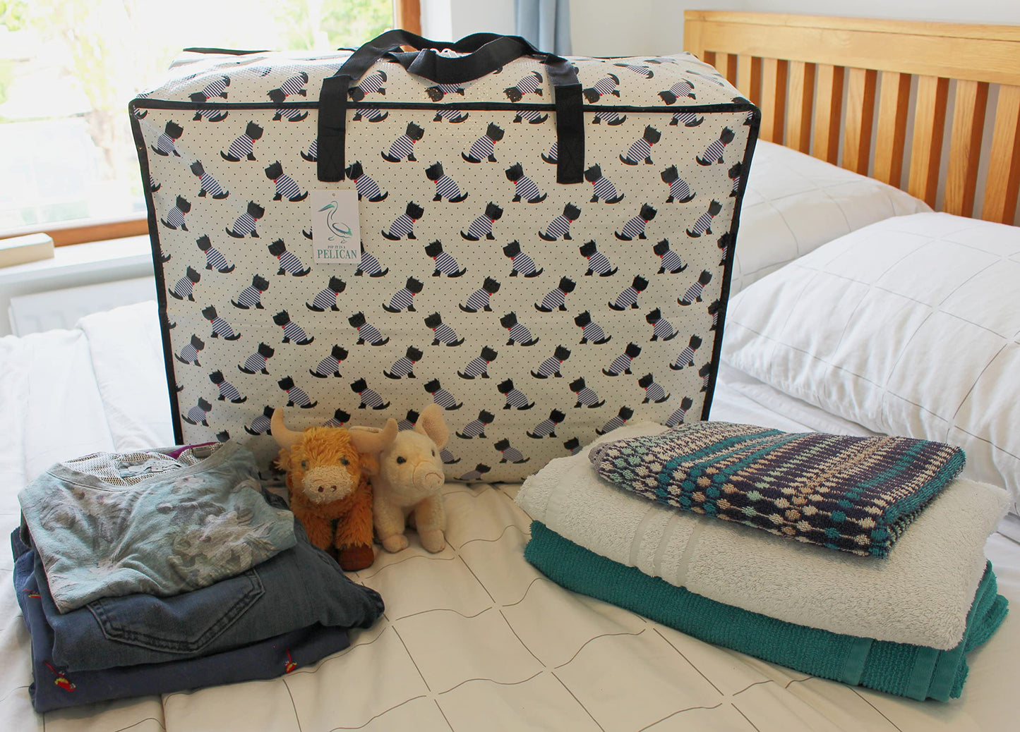 Storage Bags, 65 ltr, Scotty Scottie Dogs Print
