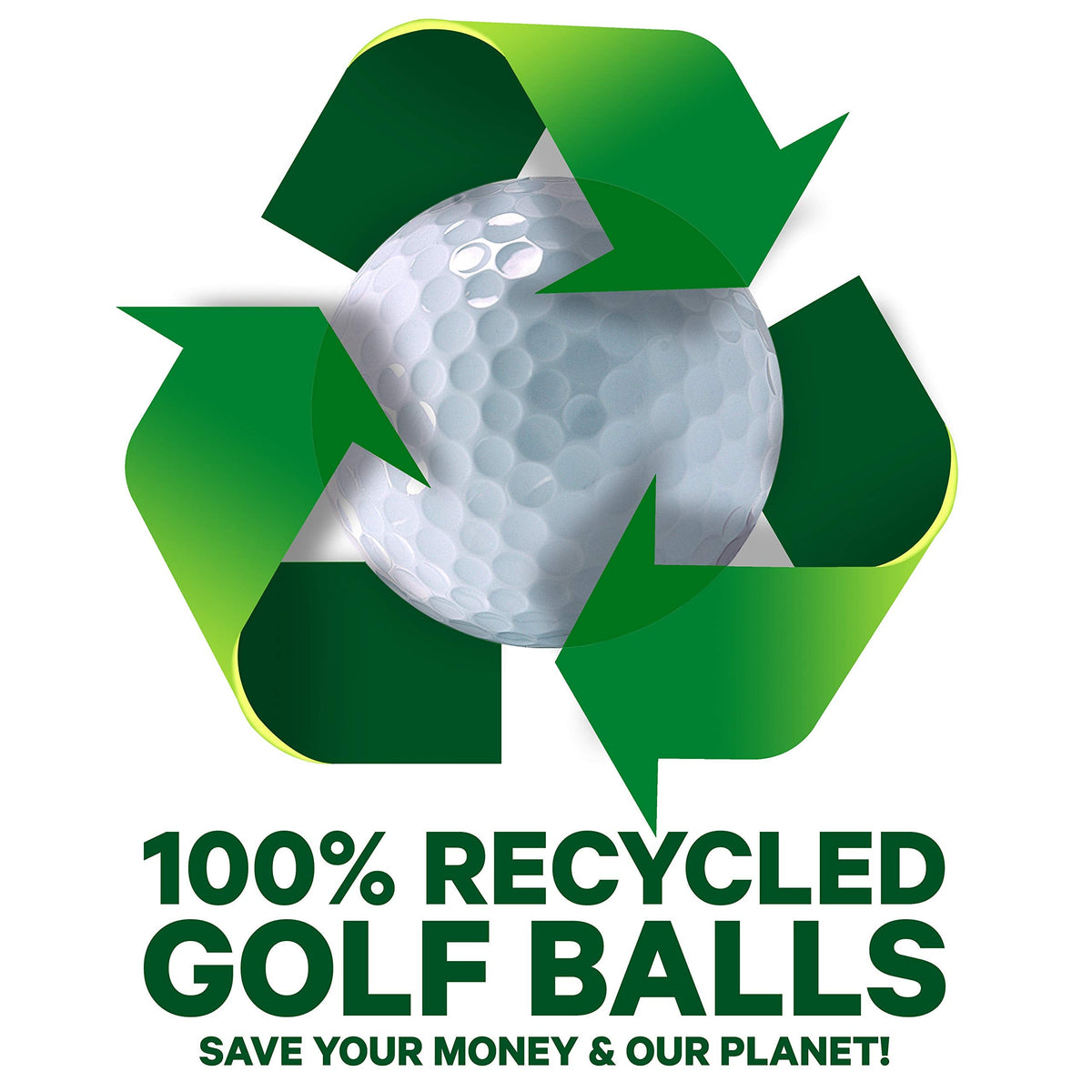 Second Chance Lake Golf Balls - 100 Assorted Recycled Grade A Used Golf Balls for Enhanced Distance - Great Selection Lake Balls for Golf Enthusiasts,