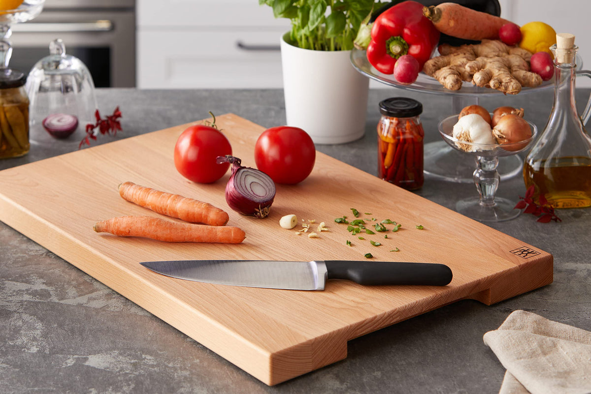 ZWILLING Solid Beechwood Chopping Board, 60 x 40 cm, Light Wood