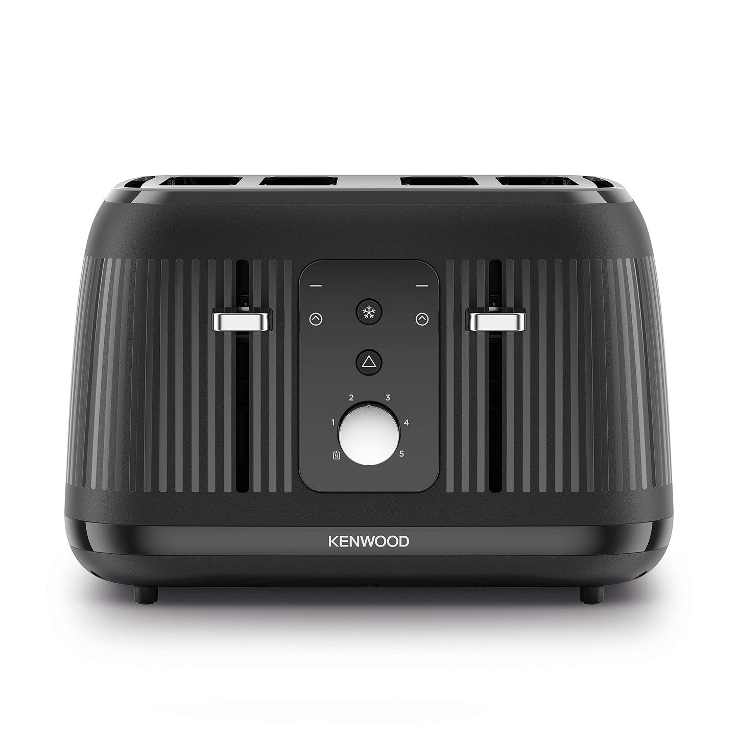 Kenwood Dawn Toaster, 4 Slot Toaster, Reheat, 5 Browning Settings, Defrost and Cancel Functions, Pull Crumb Tray, TFP09.?000BK, 1800W, Midnight Black