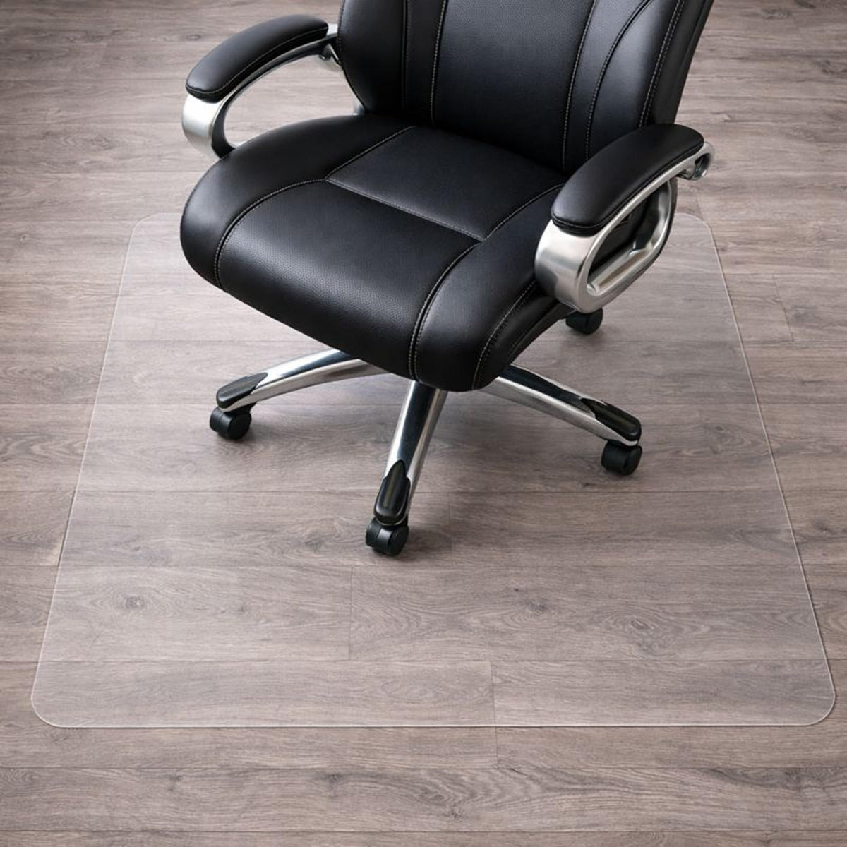 Marvelux Durable Polycarbonate Office Chair Mat for Hard Floors, 90 x 120cm
