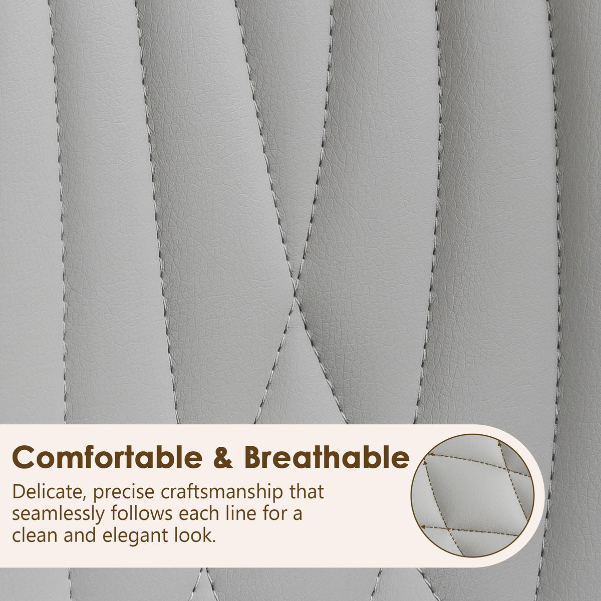 Kidol&Shellder Dining Chairs Set of 2, Modern Dining Room Chair, Grey