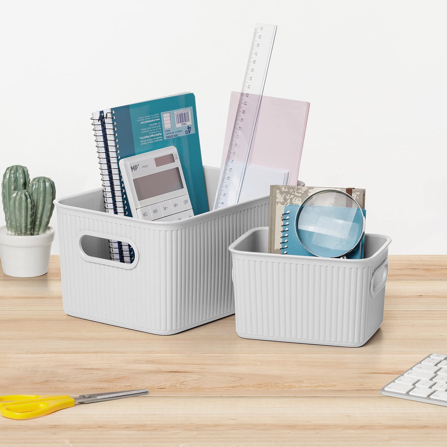 TATAY Storage Basket Baobab 18.7x27.8x13.3 cm Compact Versatile Design