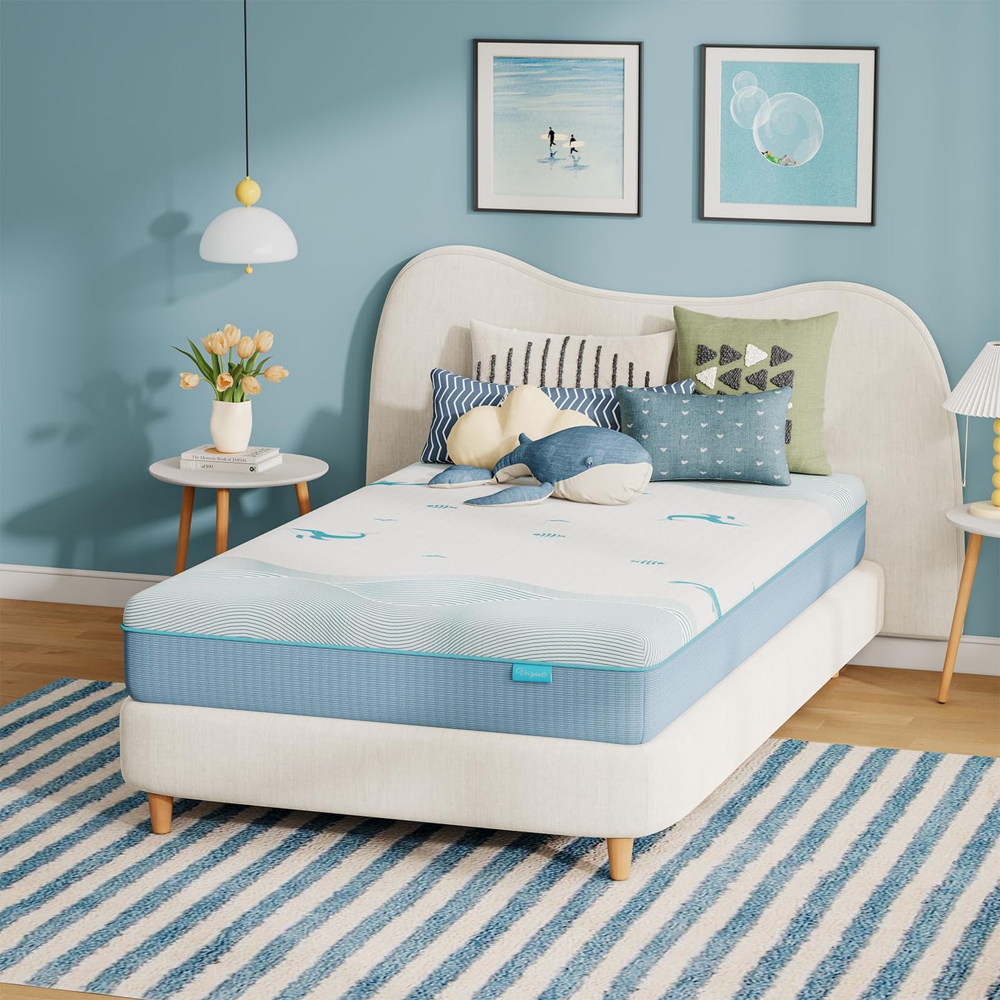 Vesgantti 16CM Ocean-Inspired Memory Foam Mattress - Small Double, Medium